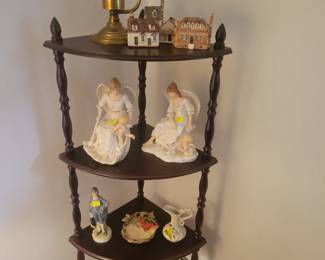 What know stands and numerous figurines.