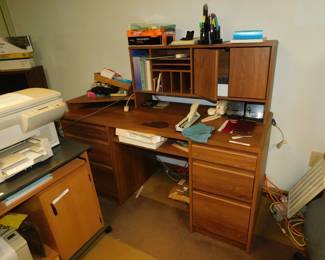 COMPUTER DESK AND PRINTER TABLE