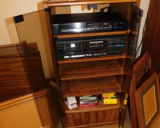 STEREO EQUIPMENT AND STEREO CABINET