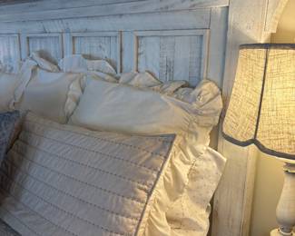 King bed with temperpedic mattress 