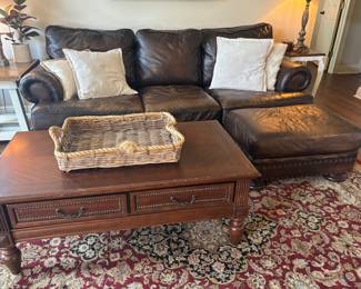 Leather sofa 