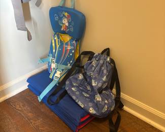 Back pack and nap mat