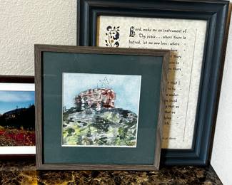 Framed Landscape Print, Castle Rock Framed Print and More