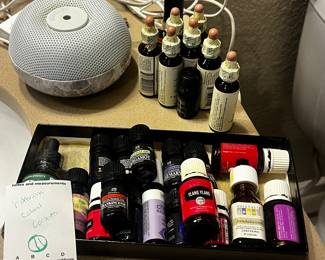 Toiletries and Essential Oil Diffuser
