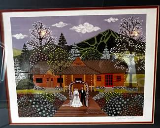  4 Pieces Folk Art Americana by Jane Wooster Scott
