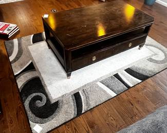  Black and Grey Decorative Rug
