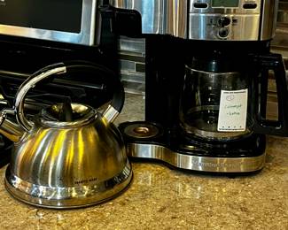  Hamilton Beach Coffee Maker with Stainless Steel Electric Kettle