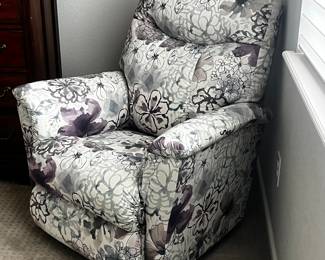  LaZBoy Reclining Chair - Floral Upholstery