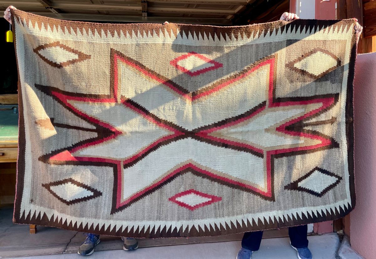Historic large Navajo weaving, circa 1920s