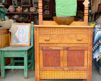 Hand made New Mexico wash stand