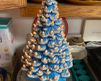 Vintage Light Up Tree
