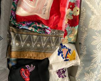 Handkerchiefs and scarves 