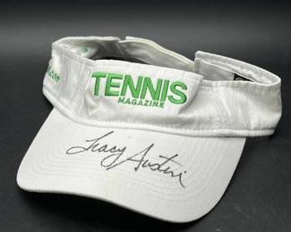 Autographed Tennis Visor in US Open Bag
