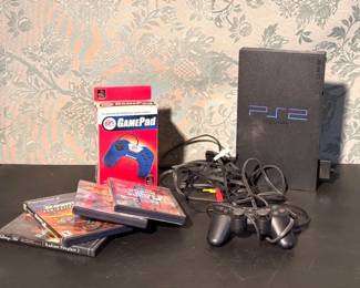PS2 Game System with Games and more

