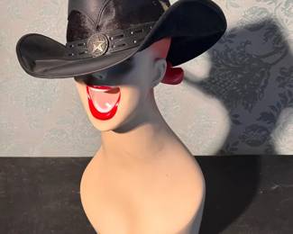 Bullhide Leather Comanche Black Hat
