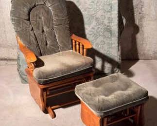 Rocking Chair With Ottoman
