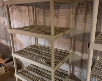 Five Tier Plastic Shelf