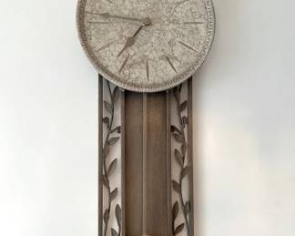 Large Howard Miller Wall Clock with Pendulum
