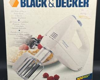 NEW Black & Decker PowerPro MX50 5-Speed Hand Mixer Sealed in Box
