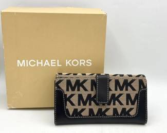Michael Kors Monogram Wallet with Box
