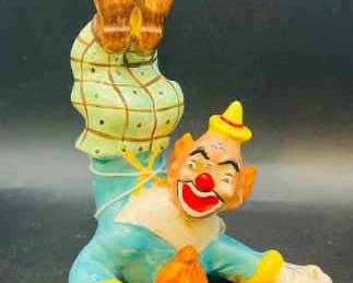1956 Porcelain Clown Figure, Yona Original — #1
