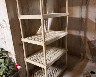 Five Tier Plastic Shelf
