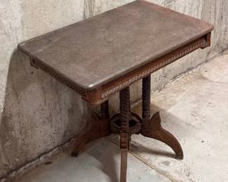 Marble Top Side Table
