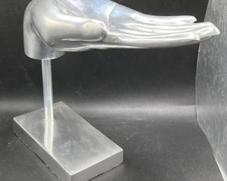 Silver Tone Hand
