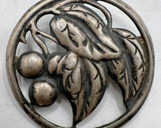 1.5” Sterling Silver Jewelry Brooch
