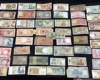 VTG. FOREIGN PAPER CURRENCY GROUP, INDONESIA, VIETNAM,BRAZIL, ARGENTINE, MALAWI, MEXICO, NIGERIA, POLAND