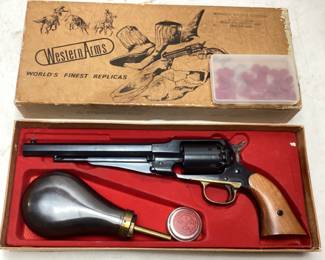 WESTERN ARMS .44cal BLACK POWDER REVOLVER,A. URBITI & CO. ITALY