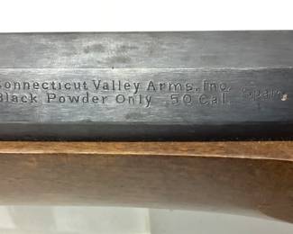 CVA CONNECTICUT VALLEY ARMS .50cal BLACK POWDER RIFLE w OCTAGON BARREL & PLUNGER