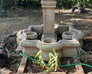 Same Water Fountain - Yard Has Been Cleaned!