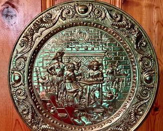 Vintage Brass Wall Plate