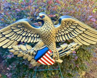 vintage American Eagle wall plaque