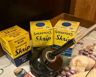 Sheaffer's Skrip Writing fluid and Fountain Pen