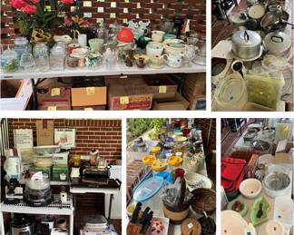 Kitchen items, Brand new gift items, vases, canning jars