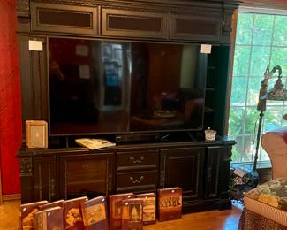 Black entertainment center