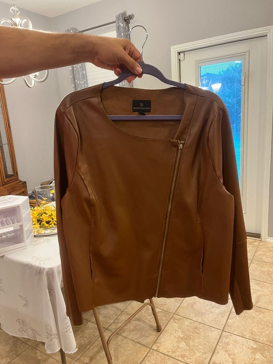 Lady non lined leather jacket