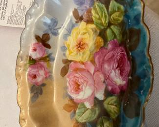 Antique hand painted limoge signed LeFort