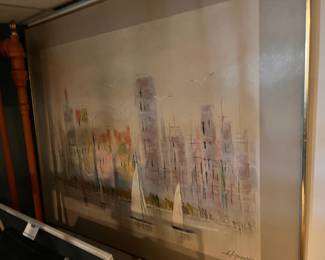 very large oil painting