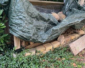 Firewood and nice wood holder
