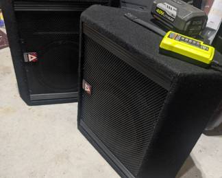 Peavey 112TLM passive stage monitor speakers