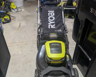 RYOBI 40V HP Brushless Self-Propelled Lawn Mower.