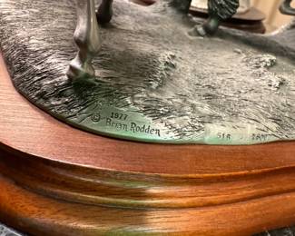 Detail of Artist's signature