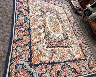 8'9" x 11'10" Needlepoint Rug