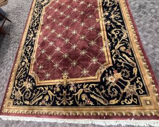 8'8" x 12'1" Wool Rug