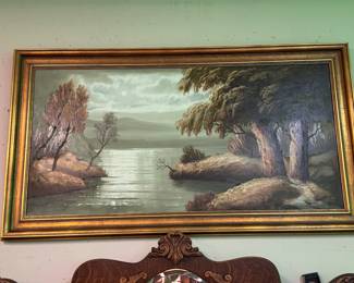 Large Signed Original Oil Painting