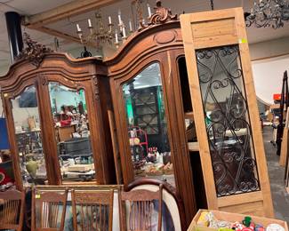 French Armoires (as found condition)