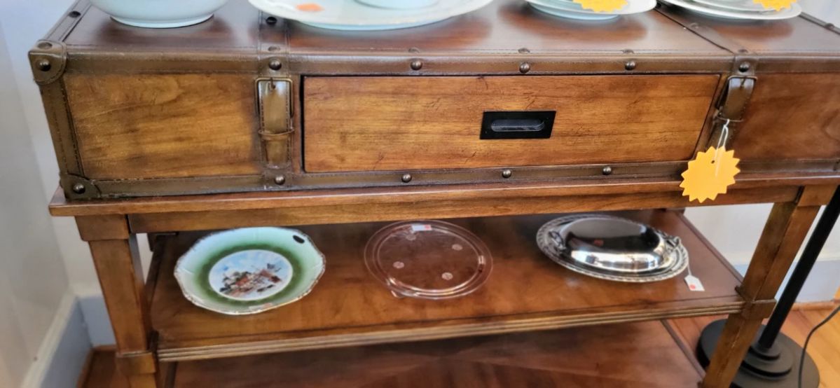 Vintage Trunk Styled Console